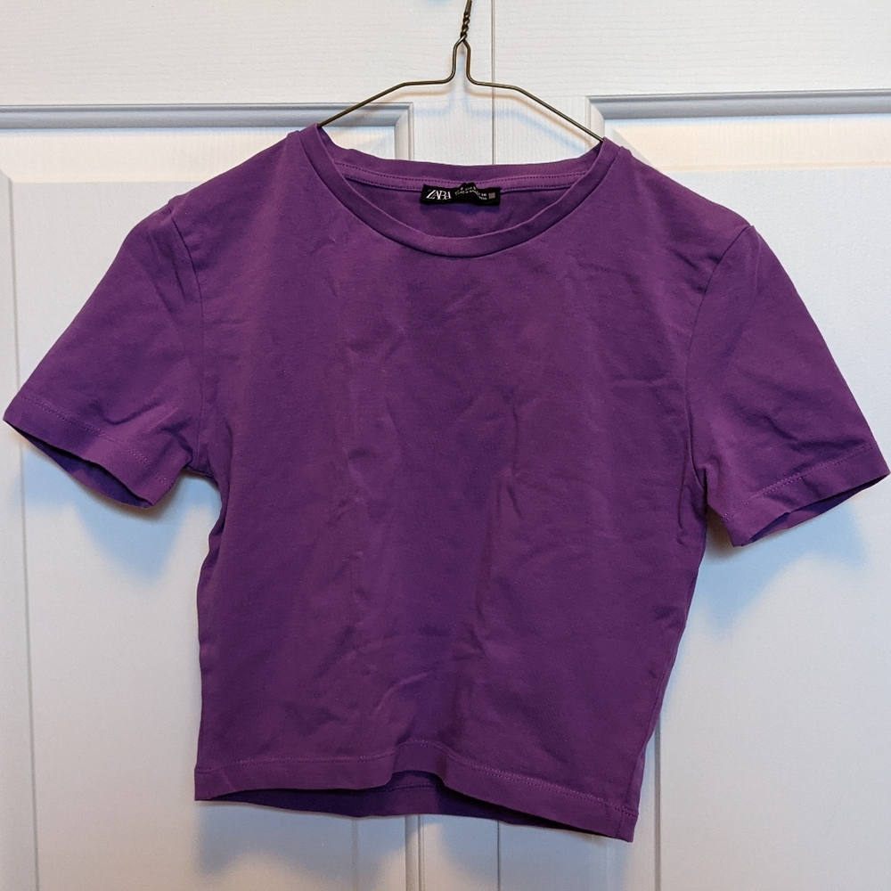 ZARA Women's Cropped T-shirt
